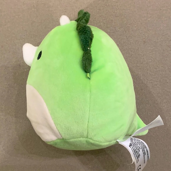 Squishmallow Tristan Green Triceratops 8" Plush Dino Dinosaur Stuffed Animal 7” - Picture 2 of 8